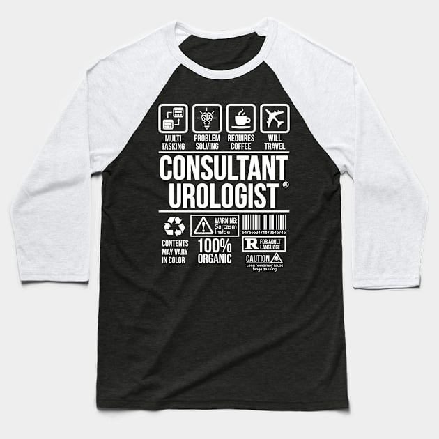 Consultant urologist T-shirt | Job Profession | #DW Baseball T-Shirt by DynamiteWear
